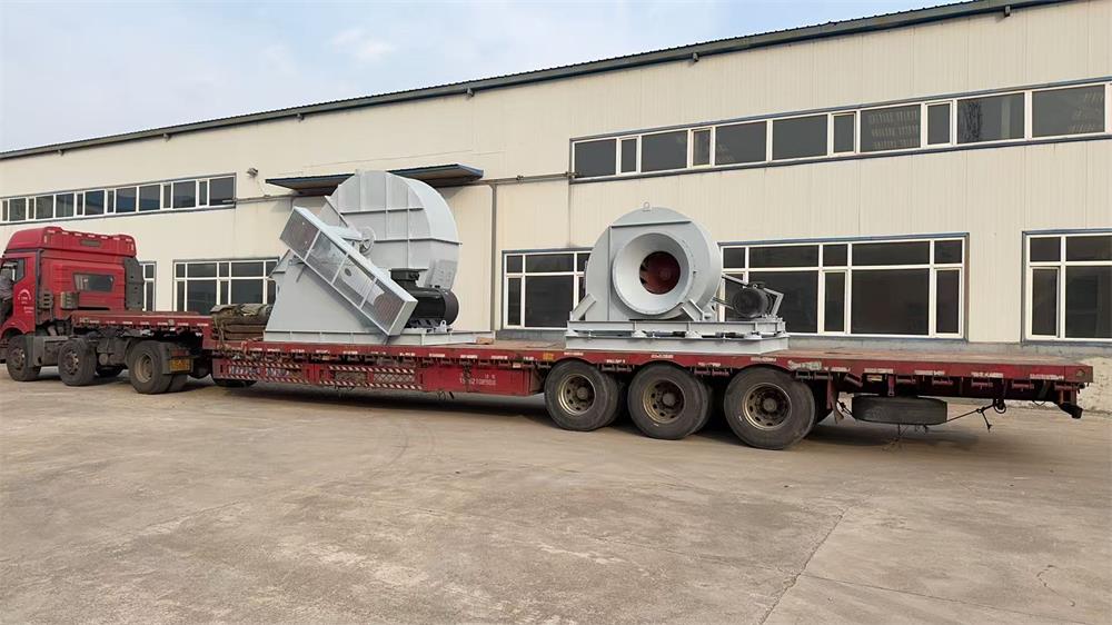 兩臺(tái)發(fā)往烏茲別克的配套風(fēng)機(jī)